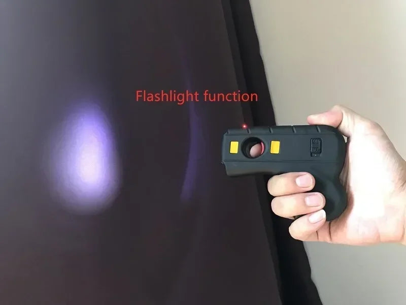 Women's Personal Safety LED Flashlight, Black, Suitable for Travel and Outdoor Activities