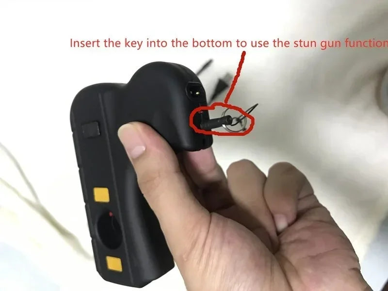 Women's Personal Safety LED Flashlight, Black, Suitable for Travel and Outdoor Activities