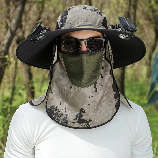 Solar-Powered Cooling Sun Hat