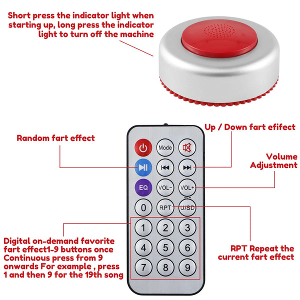 Remote Fart Prankster Deluxe