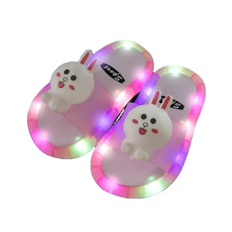 Glow-in-the-Dark Cartoon Slippers